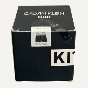 Kith x Calvin Klein Men's Boxer Briefs Black Grey Size XL Brand New In Box